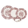 Hermia Antigue Fulya 24 Ytkm Juego de Cena de Porcelana 24 Piezas